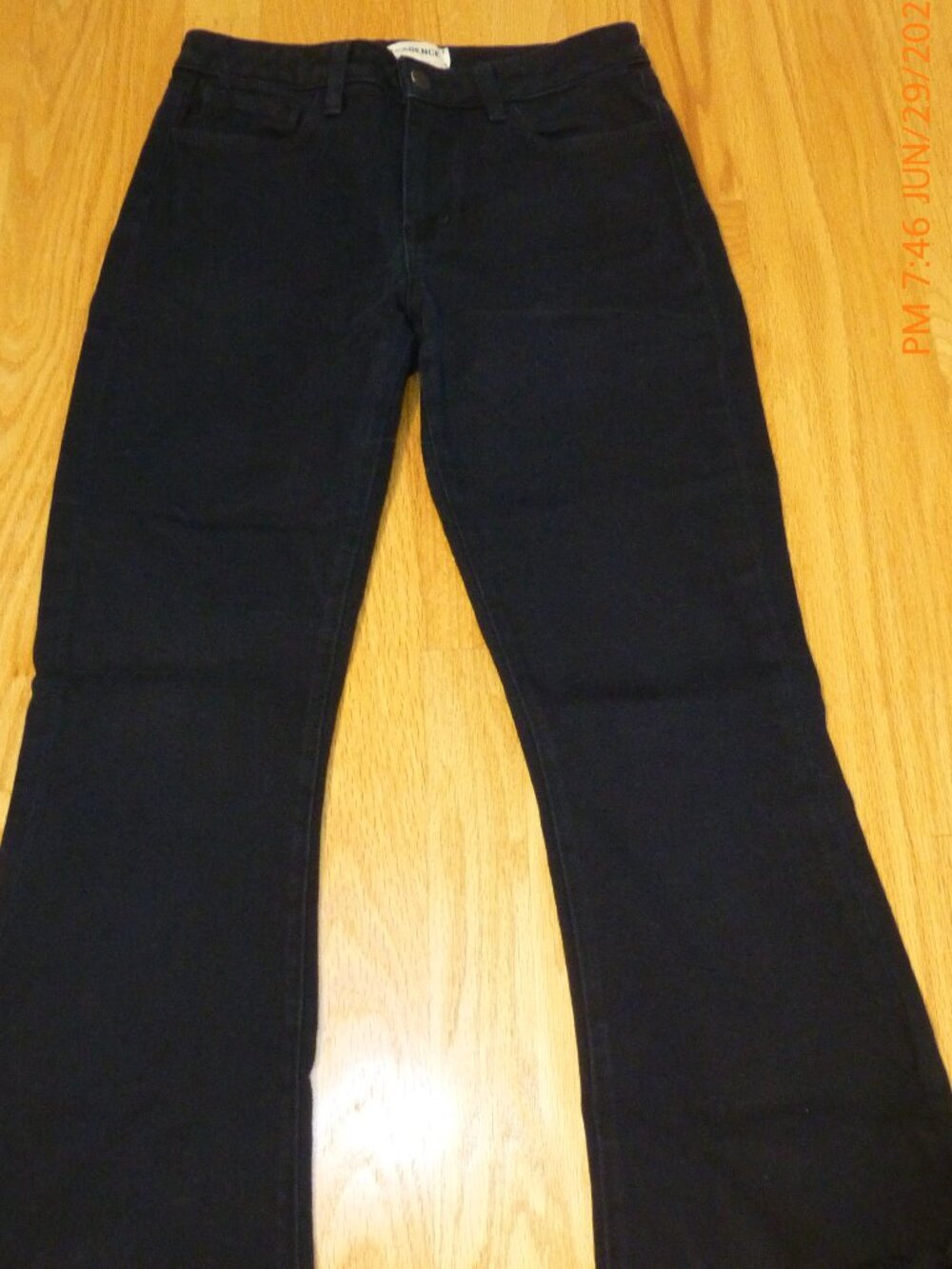 L'Agence Black Sophia High Rise Crop Jeans 25 Womens Raw Hem Stretch